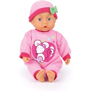 Bayer Design 92866AA Interaktive Babypuppe mit Funktion, spricht, weiche Puppe für Kinder, Baby-Puppe, 28 cm