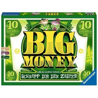 Ravensburger Würfelspiel Big Money, Abwechslungsreiches Spiel für Erwachsene und Kinder ab 8 Jahren, Ideal für Spieleabende mit Freunden oder der Familie