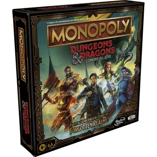 Monopoly Dungeons & Dragons: Ehre unter Dieben Spiel, inspiriert vom Film, Monopoly D&D Brettspiel f