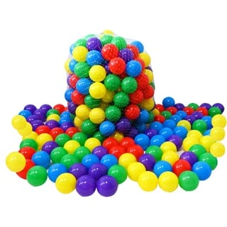 Kiddy-Fux 400 Stück Bälle für Bällebad Ø5,5cm Bälle für Kinder Bällebäder Babybälle Plastikbälle Ballpool Bällepool 400er Pack