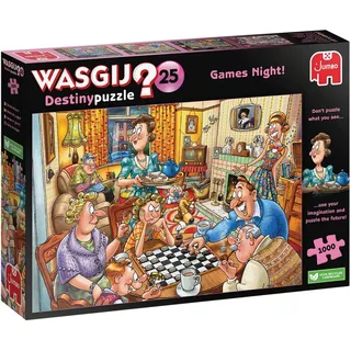 Wasgij Destiny 25 - Games Night - 1000 Teile / Jumbo Spiele GmbH / Spiele (außer Software)