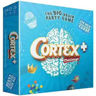Zygomatic , Cortex Challenge: Plus , Card Game , Ages 8+ , 2-6 Players , 15 Minutes Playing Time