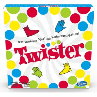 Hasbro Spiel, Twister, das verrückte Spiel; Made in Europe bunt