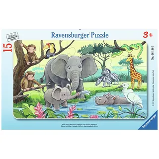 Ravensburger 15tlg. Rahmenpuzzle "Tiere Afrikas" - ab 3 Jahren