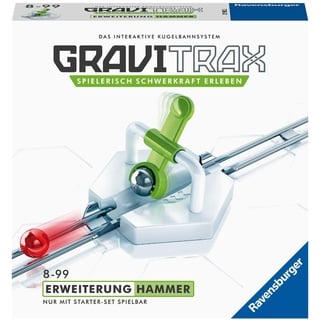 Ravensburger GraviTrax Erweiterung Hammer - Ideales Zubehör für spektakuläre Kugelbahnen, Konstruktionsspielzeug für Kinder ab 8 Jahren