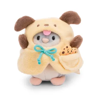 NICI MYMOCHI Kuscheltier Set - Hamster Kuscheltier Shai 8 cm mit Keks und Katzenkostüm in Geschenkbox, Flauschiges Stofftier zum Kuscheln, Spielen und Liebhaben - 61144