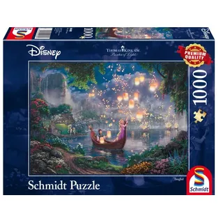 Schmidt Spiele - Erwachsenenpuzzle - Thomas Kinkade: Disney Rapunzel, 1000 Teile