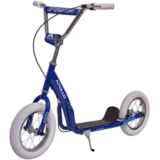 Apollo Retro Scooter Paradise | Roller mit Luftreifen 12,5 Zoll | Stylisher Tretroller für Kinder und Jugendliche | Cityroller Kinder mit breiter ...