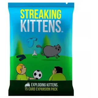 Asmodee EXKD0006 - Exploding Kittens, Streaking Kittens, Quizspiel, Kartenspiel