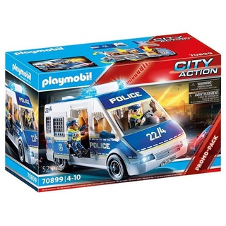 Playmobil® Konstruktions-Spielset 70899 Polizei-Mannschaftswagen mit Licht und Sound