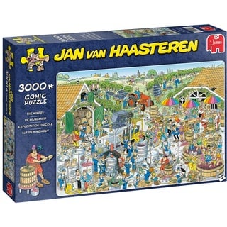 Jan van Haasteren Jumbo Spiele Jan van Haasteren Auf dem Weingut - Puzzle 3000 Teile