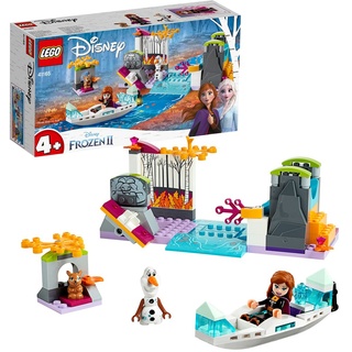 LEGO 41165 Disney Princess Frozen Die Eiskönigin 2 Annas Kanufahrt, Bauset mit Minipuppen Anna & Olaf und Hasenfigur, einfach zu bauendes Set mit ...