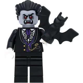 LEGO Halloween Figur Vampir/Dracula mit Fledermaus und Spinnen