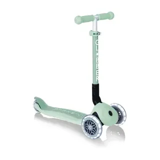 GLOBBER Junior Faltbarer Scooter Lights Eco pistazie