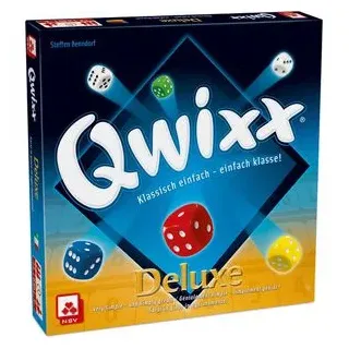 NSV Würfelspiel 4024, Qwixx Deluxe, ab 8 Jahre, 2-4 Spieler