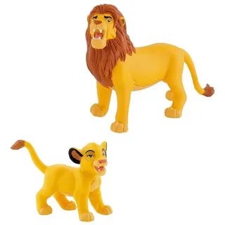 BULLYLAND Spielfigur Disney Der König der Löwen: Simba, (Set, 2-tlg), mit Simba und junger Simba
