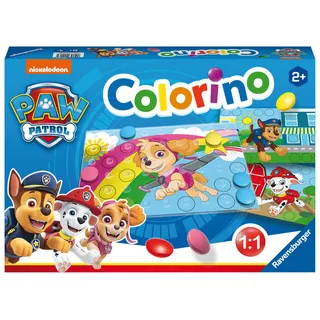 Ravensburger Kinderspiele - 20906 - Paw Patrol Colorino Kinderspiel zum Farbenlernen Mosaik Steckspiel ab 2 Jahre