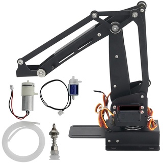 CIRONI Roboterarm 3 DOF Roboterarm 270 Grad 500g Luftpumpe Roboterarm Kit Pädagogischer Roboterarm Mechanischer Arm
