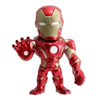 Marvel 4 Zoll Iron Man Metallfigur von Jada Toys - Detailgetreue Superheldenfigur