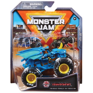 Monster Jam - Original Monster Truck im Maßstab 1:64, monstermäßige Stunt-Action zum Spielen und Sammeln, ab 3 Jahren (Sortierung mit verschiedenen Designs, Zufallsauswahl)