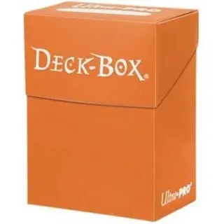 ULTRA PRO 82478 Orange Deck Box