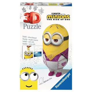 Ravensburger 3D Puzzle Minion Disco 11229 - Minions 2 - 54 Teile - für Minion Fans ab 6 Jahren, Yellow