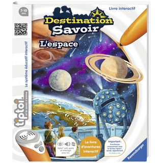 Ravensburger 00679 Reiseziel Savoir: L'espace tiptoi Interaktives Buch-Space, Mehrfarbig