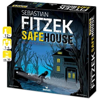 Moses 90288 Spiel, Safe House Gesellschaftsspiel von Marco Teubner Sebastian Fitzeks SafeHouse, bunt