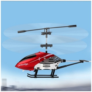 Kpaloft RC-Helikopter Hubschrauber, 3.5-Kanal, RTF, 2,4GHz, mit LED Licht, Höhe-Halten, rot, für Jungen, Erwachsene rot