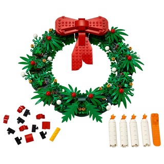 LEGO® Spielbausteine LEGO 40426 Seasonal Türkranz/ Adventskranz 2in1, (Set, 510 St., Weihnachten) bunt