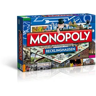 Winning Moves - Monopoly Recklinghausen Stadt Edition - das weltberühmte Spiel um Grundbesitz und Immobilien