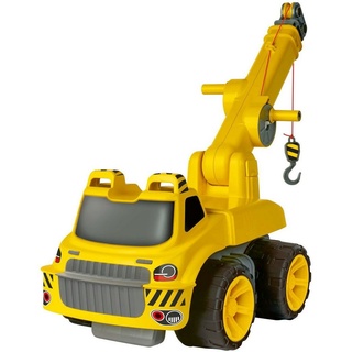 BIG Spielzeug-Kran BIG-Power-Worker Maxi-Kran, Aufsitz-Kran, Made in Germany gelb