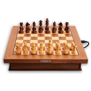 MILLENNIUM Exclusive Luxe Edition – Das E-Board der Luxusklasse. Spielen Sie mit Schach-Apps oder Online-Schach auf einem der komfortabelsten Schachbretter der Welt M843