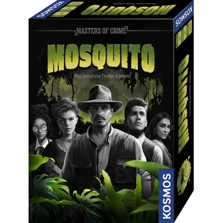 KOSMOS 684433 Masters of Crime - Mosquito, Immersives Thriller-Erlebnis, Krimi Spiel für 1-6 Spielerinnen und Spieler ab 14 Jahren, Escape Game für Erwachsene, Rätselspiel Detektiv