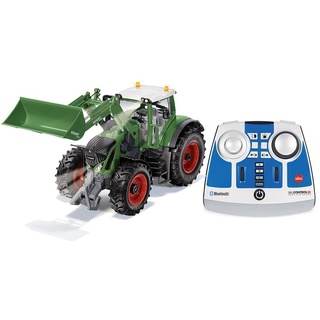 siku 6793, Fendt 933 Vario Traktor mit Frontlader, Grün, Metall/Kunststoff, 1:32, Ferngesteuert, Inkl. Bluetooth-Fernsteuerung und Zubehör, Steuerung via App möglich