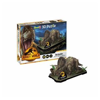 Revell® 3D-Puzzle Jurassic World Dominion Triceratops, 44 Puzzleteile bunt