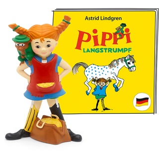 tonies Hörfiguren für Toniebox, Pippi Langstrumpf, Hörbuch für Kinder ab 4 Jahren, Spielzeit ca. 149 Minuten