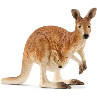 Schleich Wild Life - Känguru, Figur für Kinder ab 3 Jahren