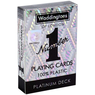 Winning Moves - Number 1 Spielkarten - Platinum Deck - Kartenspiel - Alter 6+ - Deutsch