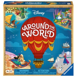 Ravensburger 22379 - Disney Around the World - Das himmlische Lauf- und Sammelspiel für 2-4 Spieler ab 4 Jahren mit den beliebtesten Disney Charak...