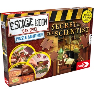Noris Spiel, Strategiespiel »Escape Room Das Spiel, Puzzle Abenteuer - Secret of the Scientist« bunt