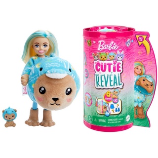 Mattel® Babypuppe Barbie Cutie Reveal Chelsea Costume Cuties Serie - Teddy Dolphin