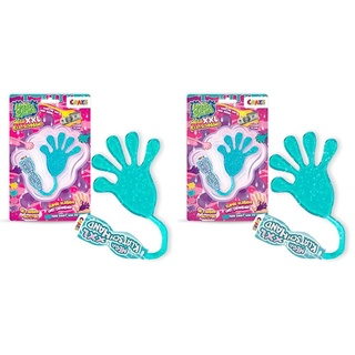 CRAZE Hand klebrig XXL Magic Slime Mega Kinder, 40911, 1x Klatschhand (Packung mit 2)