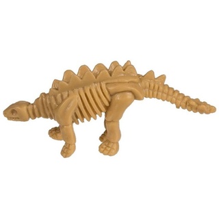 Marabellas Shop Spielfigur Dinosaurier Fossilien ca. 4 x 8 cm Ausgrabungsset Dino Skelett, verschiedene Modelle beige Stegosaurus