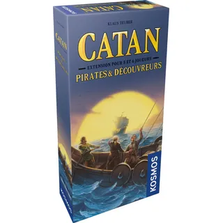 Kosmos | Catan - Erweiterung: Piraten und Entdecker - 5/6 Spieler | Brettspiel | Strategiespiel | Ab 10 Jahren | 5-6 Spieler | 90 min