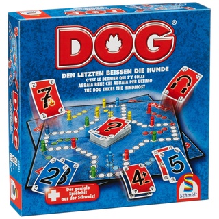 Schmidt Spiele 49331 DOG, Den Letzten beissen die Hunde, Familienspiel, FFP Artikel