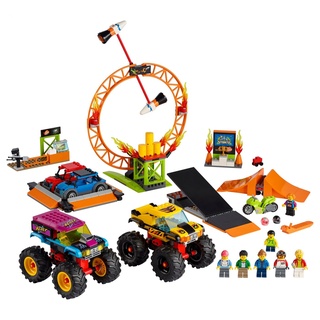 LEGO® Spielbausteine LEGO 60295 City Stuntshow-Arena, (Set, 668 St) bunt