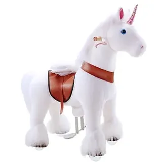 PonyCycle® Weißes Einhorn mit Bremse - mittel