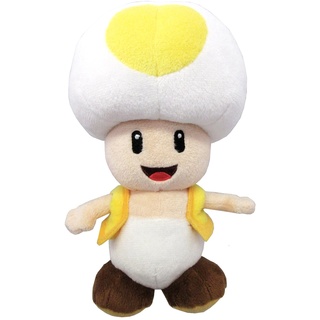 Super Mario All Star Collection Yellow Toad, 8-Inch Plush ...