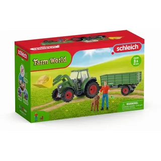 Schleich - Farm World - Traktor mit Anhänger / Schleich / Spiele (außer Software)